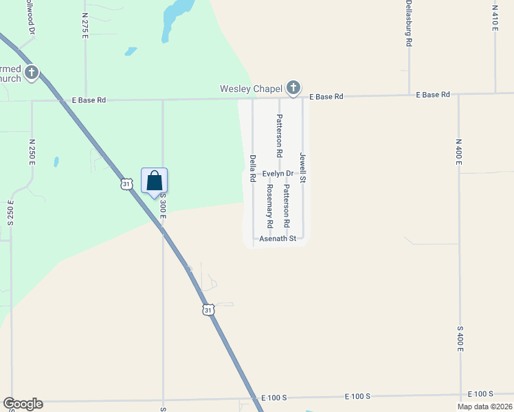 map of restaurants, bars, coffee shops, grocery stores, and more near 641 Della Road in Columbus