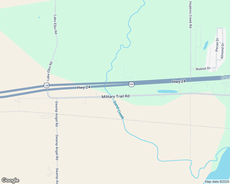 map of restaurants, bars, coffee shops, grocery stores, and more near 10365 Military Trail Road in Manhattan