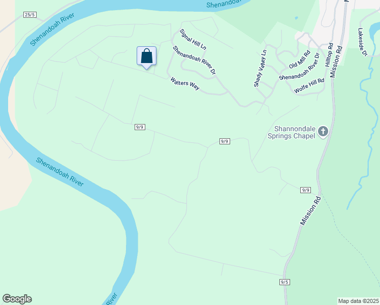 map of restaurants, bars, coffee shops, grocery stores, and more near 759 John Brown Farm Road in Harpers Ferry