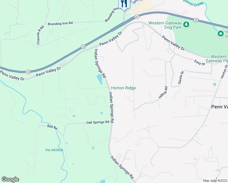 19000 Indian Springs Road Penn - Lng= 121.206599