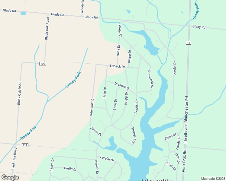 map of restaurants, bars, coffee shops, grocery stores, and more near 809 Bonn Drive in Fayetteville