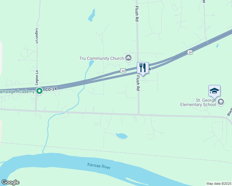 map of restaurants, bars, coffee shops, grocery stores, and more near 11764 Glenwood Lane in Saint George