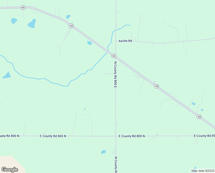 map of restaurants, bars, coffee shops, grocery stores, and more near 8379 North County Road 800 East in Sunman
