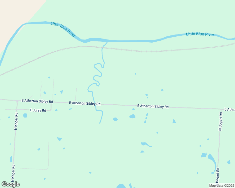 map of restaurants, bars, coffee shops, grocery stores, and more near 27506 East Atherton Sibley Road in Sibley