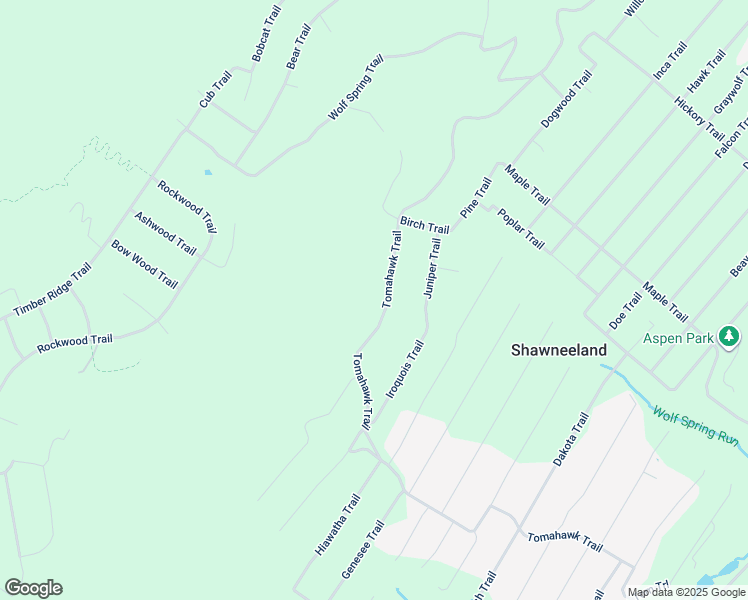 map of restaurants, bars, coffee shops, grocery stores, and more near 1133 Tomahawk Trail in Winchester