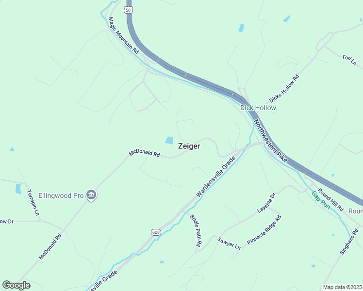 map of restaurants, bars, coffee shops, grocery stores, and more near 272 McDonald Road in Winchester