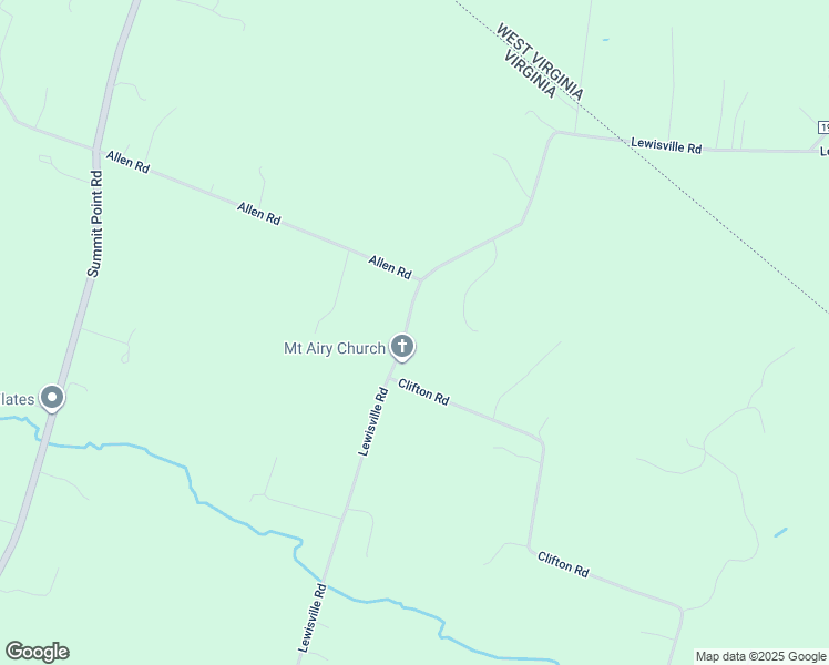 map of restaurants, bars, coffee shops, grocery stores, and more near 1150 Lewisville Road in Berryville