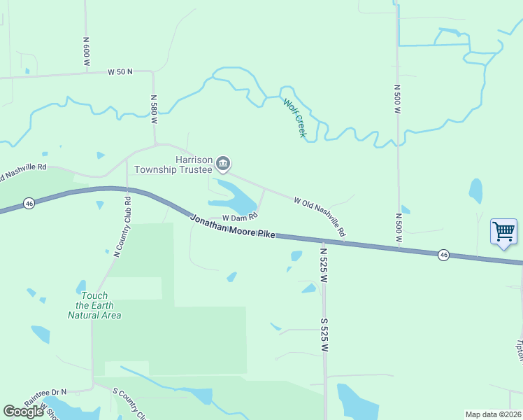 map of restaurants, bars, coffee shops, grocery stores, and more near 8463 West Dam Road in Columbus