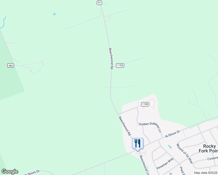 map of restaurants, bars, coffee shops, grocery stores, and more near 6839 Beechwood Road in Hillsboro