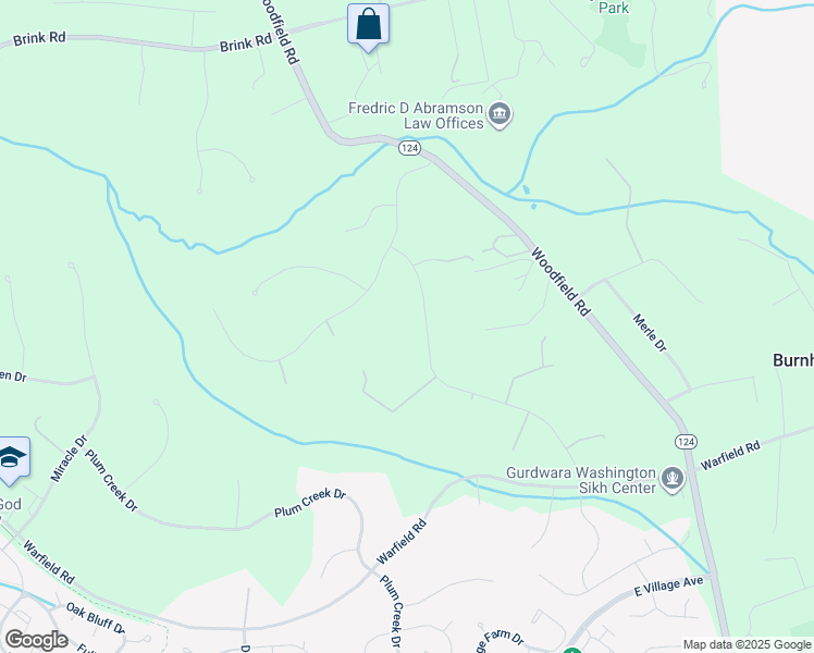 map of restaurants, bars, coffee shops, grocery stores, and more near 20910 Delta Drive in Gaithersburg