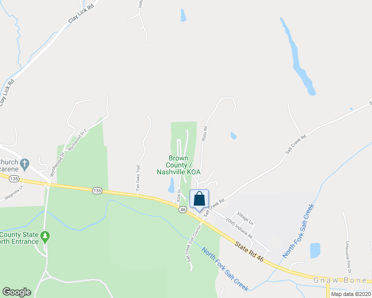 map of restaurants, bars, coffee shops, grocery stores, and more near 2248 State Road 46 in Nashville