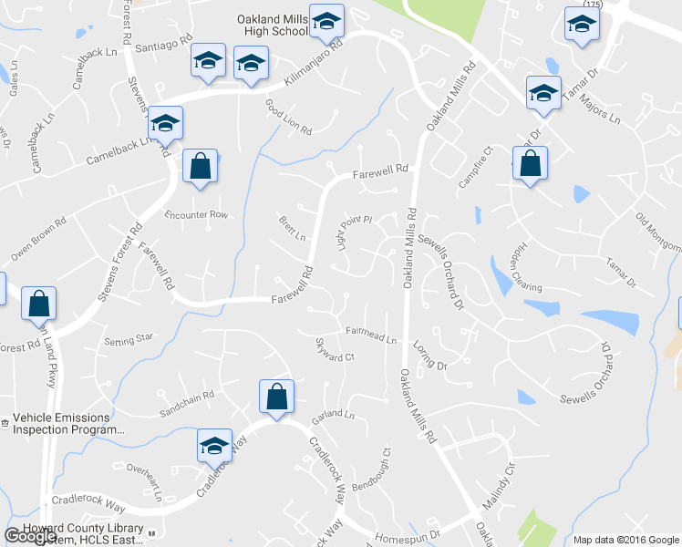 map of restaurants, bars, coffee shops, grocery stores, and more near 6295 Dawn Day Drive in Columbia