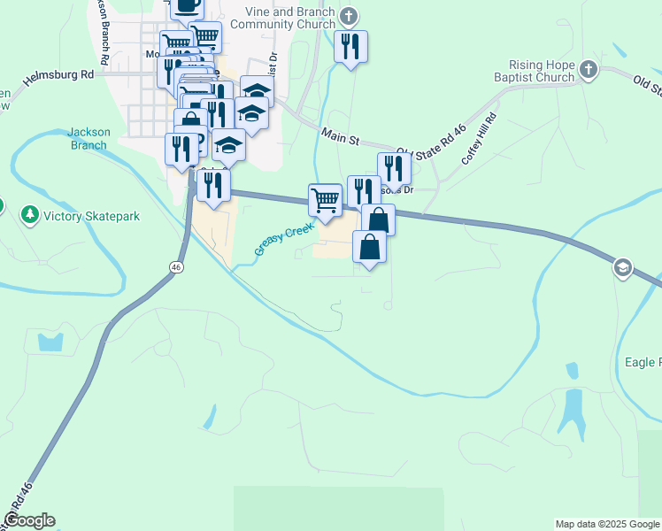 map of restaurants, bars, coffee shops, grocery stores, and more near 75 Willow Street in Nashville