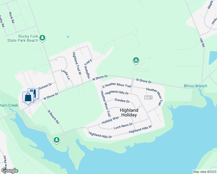 map of restaurants, bars, coffee shops, grocery stores, and more near 6775 Heather Moor Trail in Hillsboro