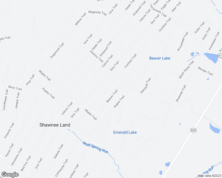 map of restaurants, bars, coffee shops, grocery stores, and more near 212 Beaver Trail in Winchester