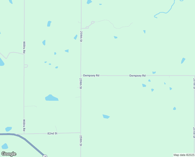 map of restaurants, bars, coffee shops, grocery stores, and more near 25789 Dempsey Road in McLouth