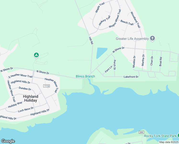 map of restaurants, bars, coffee shops, grocery stores, and more near in Highland County