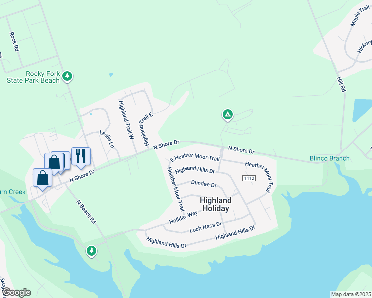 map of restaurants, bars, coffee shops, grocery stores, and more near 6775 Heather Moor Trail in Hillsboro