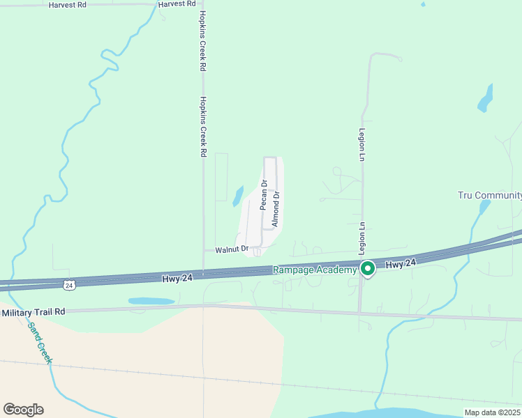map of restaurants, bars, coffee shops, grocery stores, and more near 3810 Pecan Drive in Saint George