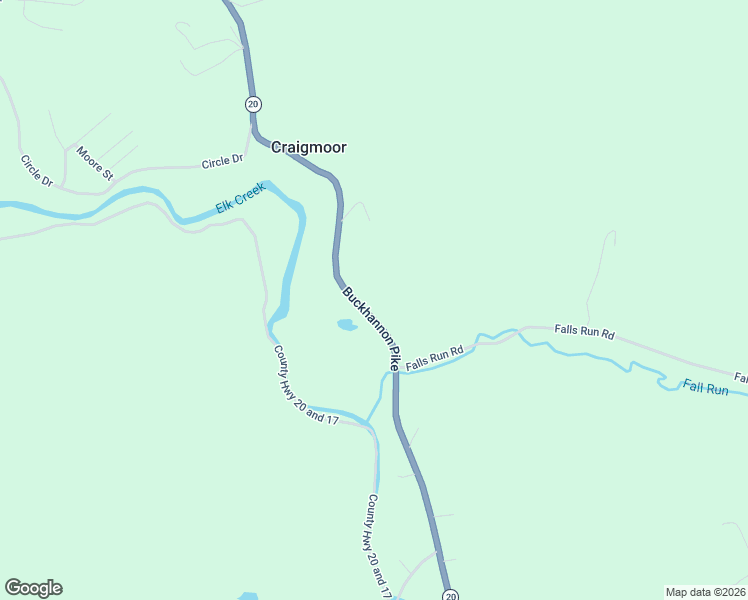 map of restaurants, bars, coffee shops, grocery stores, and more near 5979 Buckhannon Pike in Mount Clare