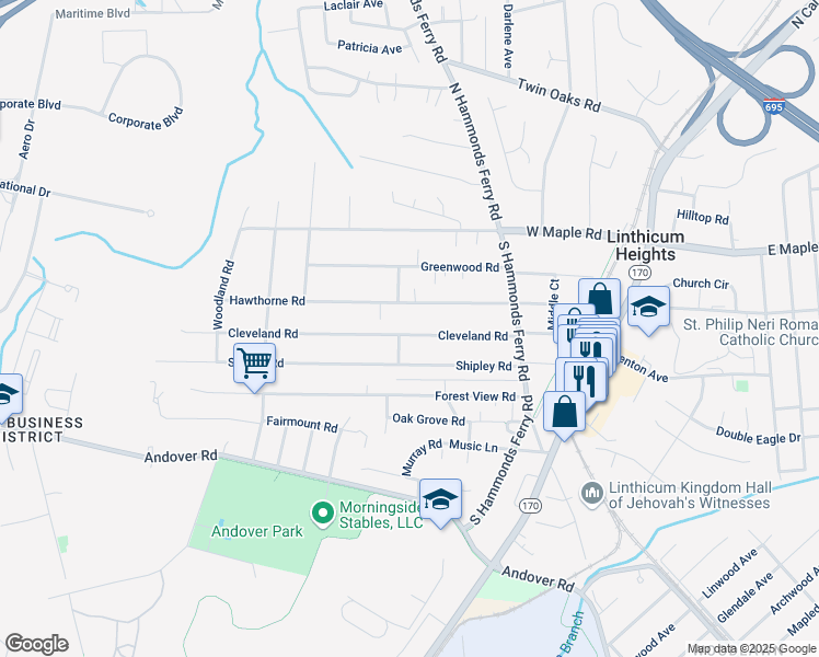 444 Cleveland Road, Linthicum MD Walk Score