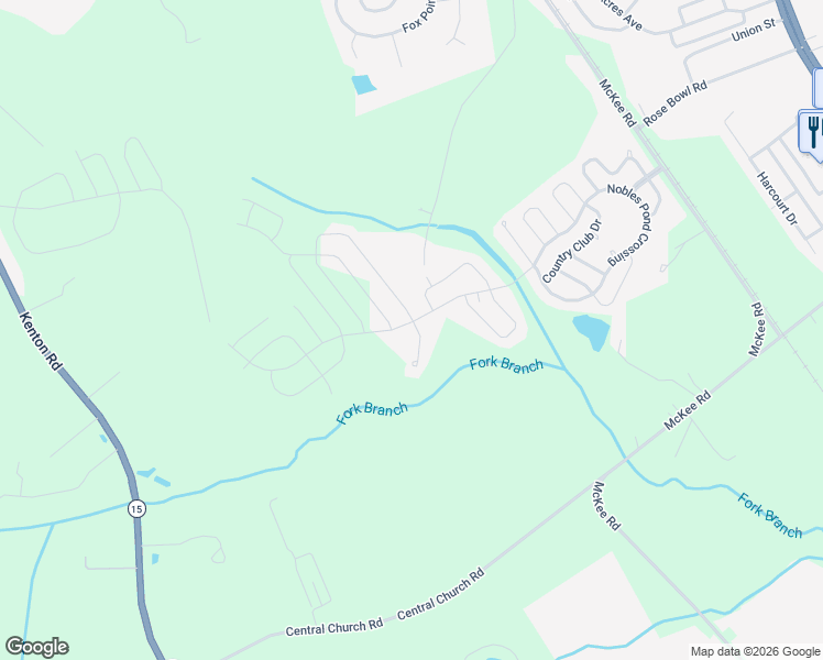 map of restaurants, bars, coffee shops, grocery stores, and more near 16 Lexie Court in Dover