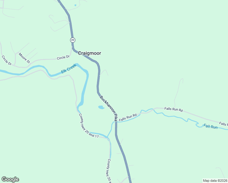 map of restaurants, bars, coffee shops, grocery stores, and more near 5979 Buckhannon Pike in Mount Clare