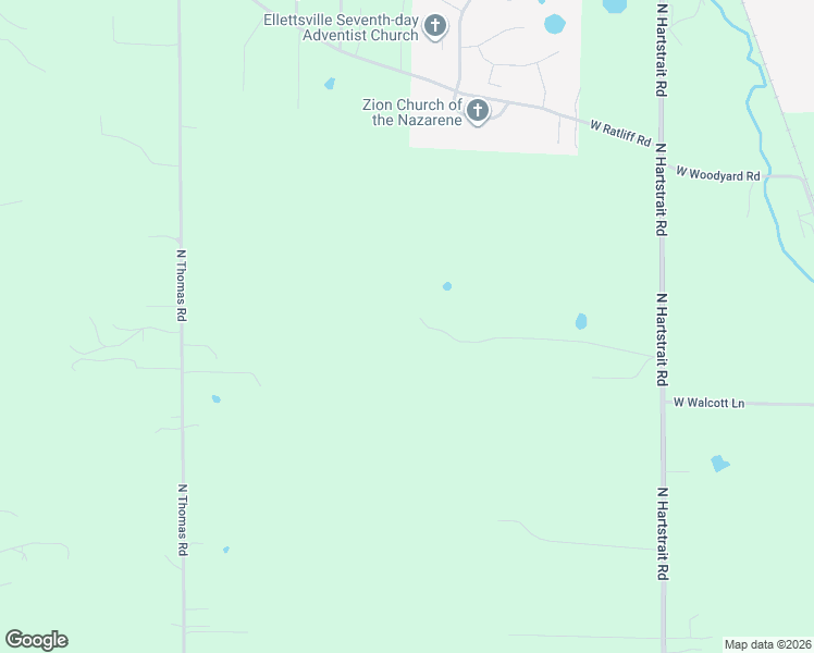 map of restaurants, bars, coffee shops, grocery stores, and more near 3397 North Hartstrait Road in Bloomington