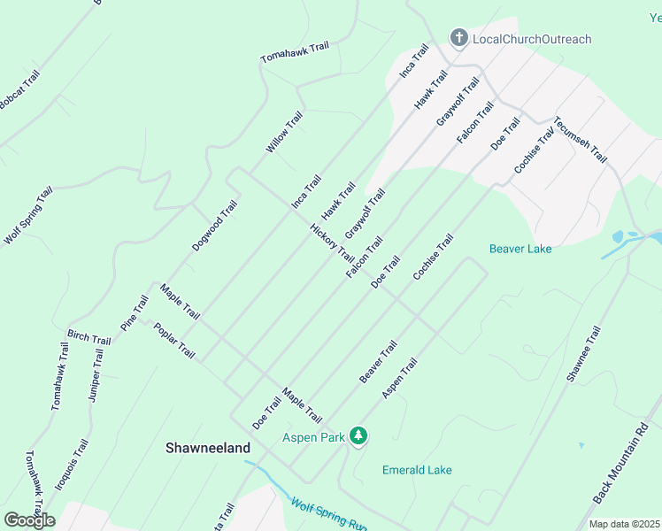 map of restaurants, bars, coffee shops, grocery stores, and more near 205 Graywolf Trail in Winchester