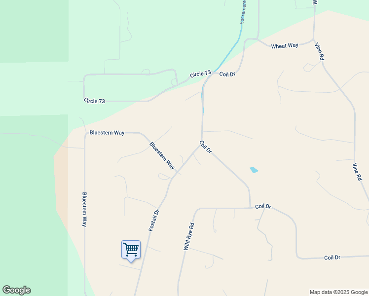 map of restaurants, bars, coffee shops, grocery stores, and more near 25 Foxtail Drive in Fairplay