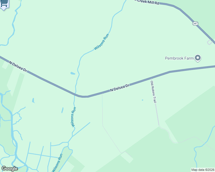 map of restaurants, bars, coffee shops, grocery stores, and more near 1870 New Jersey 47 in Woodbine