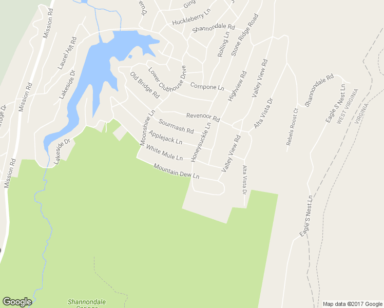 map of restaurants, bars, coffee shops, grocery stores, and more near 405 White Mule Lane in Harpers Ferry