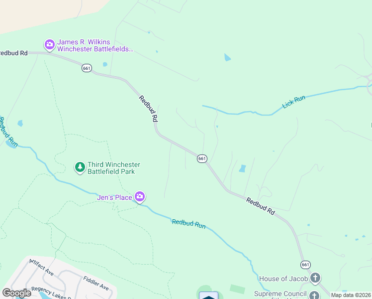 map of restaurants, bars, coffee shops, grocery stores, and more near 963 Redbud Road in Winchester