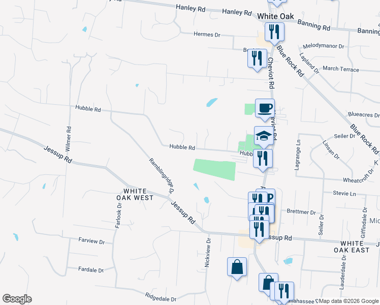 map of restaurants, bars, coffee shops, grocery stores, and more near 3755 Hubble Road in Cincinnati