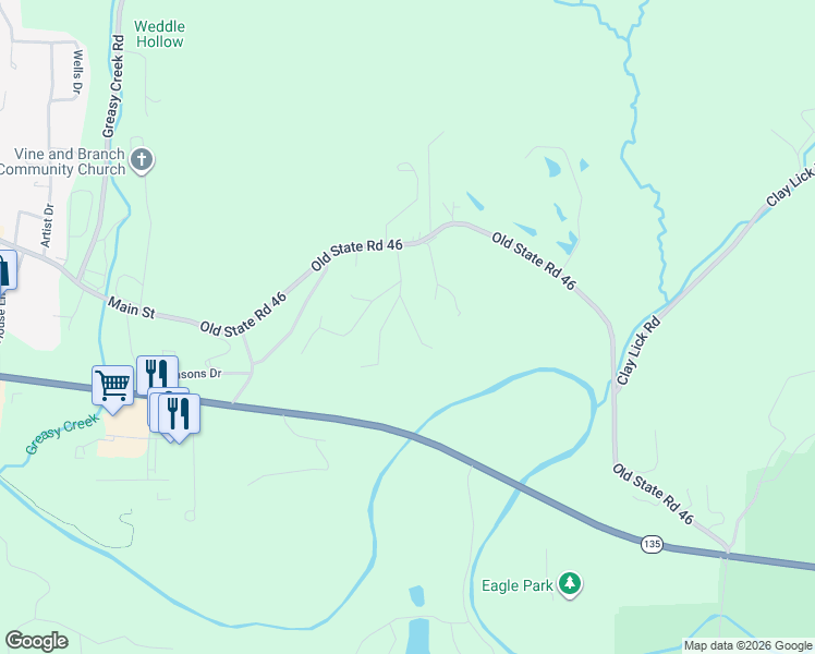 map of restaurants, bars, coffee shops, grocery stores, and more near 1139 Tuck A Way Ridge Lane in Nashville