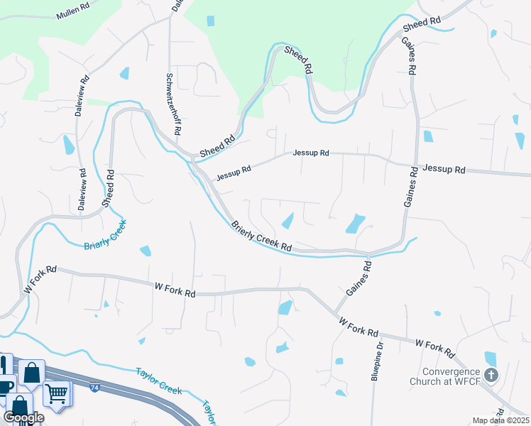 map of restaurants, bars, coffee shops, grocery stores, and more near 5914 Brierly Ridge Drive in Cincinnati