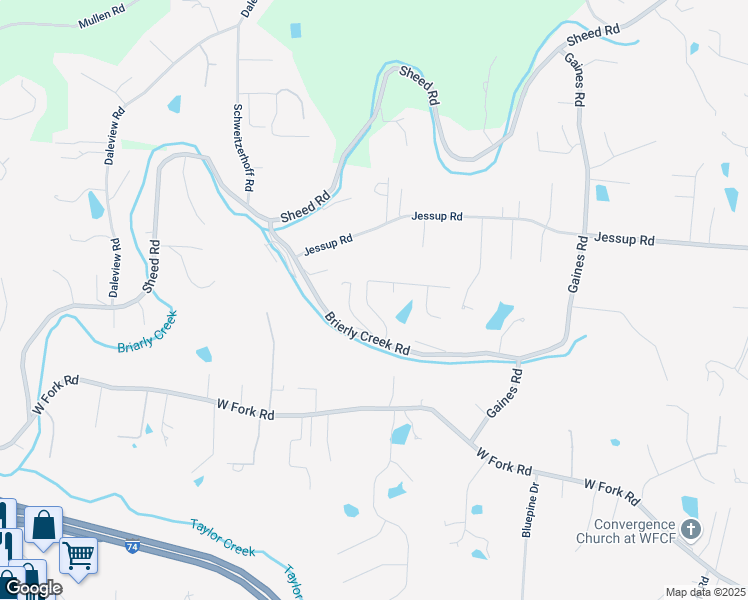 map of restaurants, bars, coffee shops, grocery stores, and more near 5914 Brierly Ridge Drive in Cincinnati
