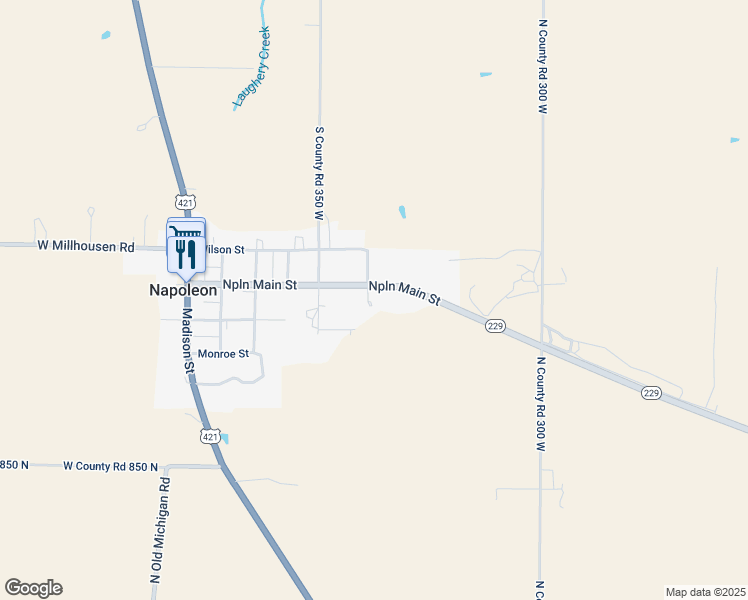map of restaurants, bars, coffee shops, grocery stores, and more near 3419 West Napoleon Main Street in Batesville
