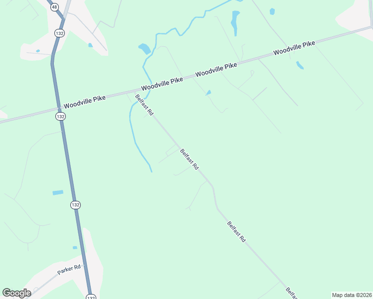 map of restaurants, bars, coffee shops, grocery stores, and more near 6351 Belfast Road in Goshen