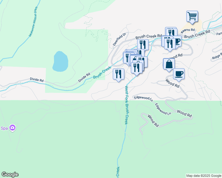 map of restaurants, bars, coffee shops, grocery stores, and more near 690 Carriage Way in Aspen