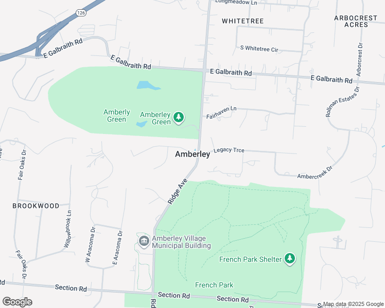 map of restaurants, bars, coffee shops, grocery stores, and more near in Amberley