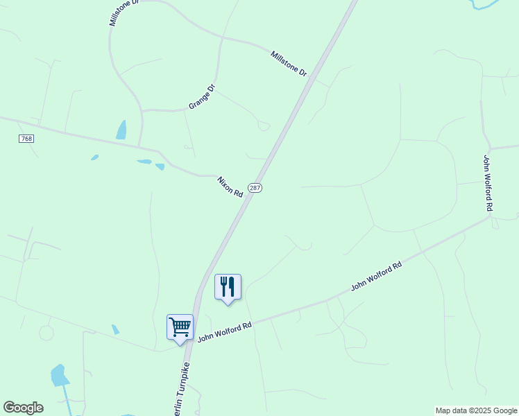 map of restaurants, bars, coffee shops, grocery stores, and more near 14852 Berlin Turnpike in Purcellville