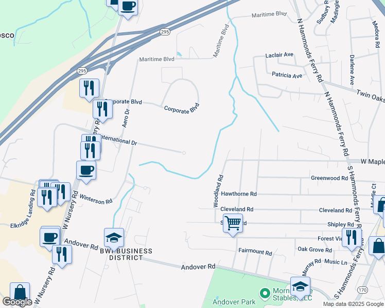 801 International Drive Linthi Heights Md Walk Score Map Of Restaurants Bars Coffee S Grocery Ore Near 801