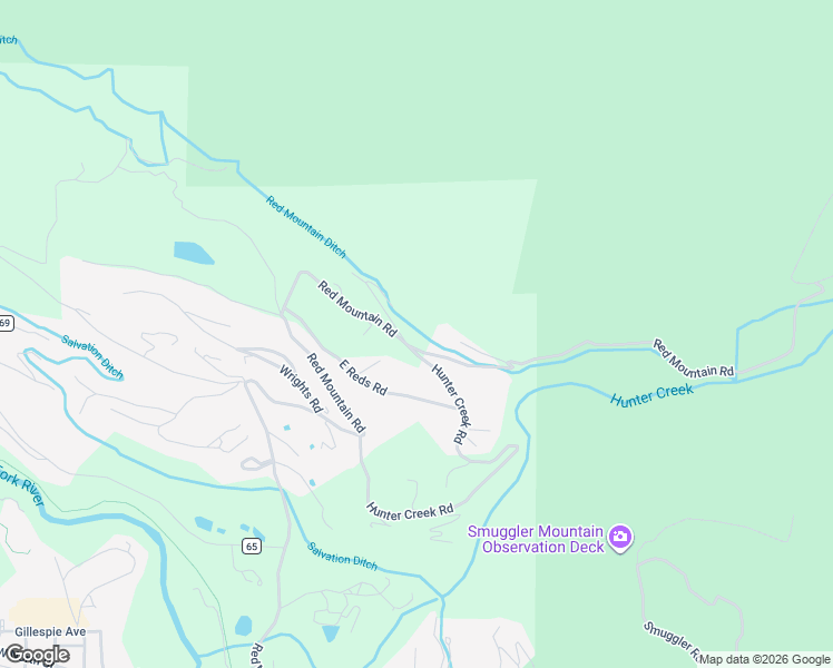 map of restaurants, bars, coffee shops, grocery stores, and more near 2131 Red Mountain Ranch Road in Aspen