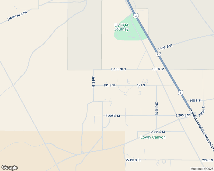 map of restaurants, bars, coffee shops, grocery stores, and more near 150 191 South Street in Ely