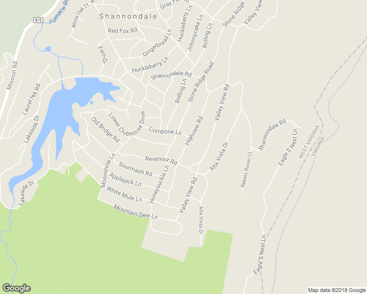 map of restaurants, bars, coffee shops, grocery stores, and more near 289 Highview Road in Harpers Ferry