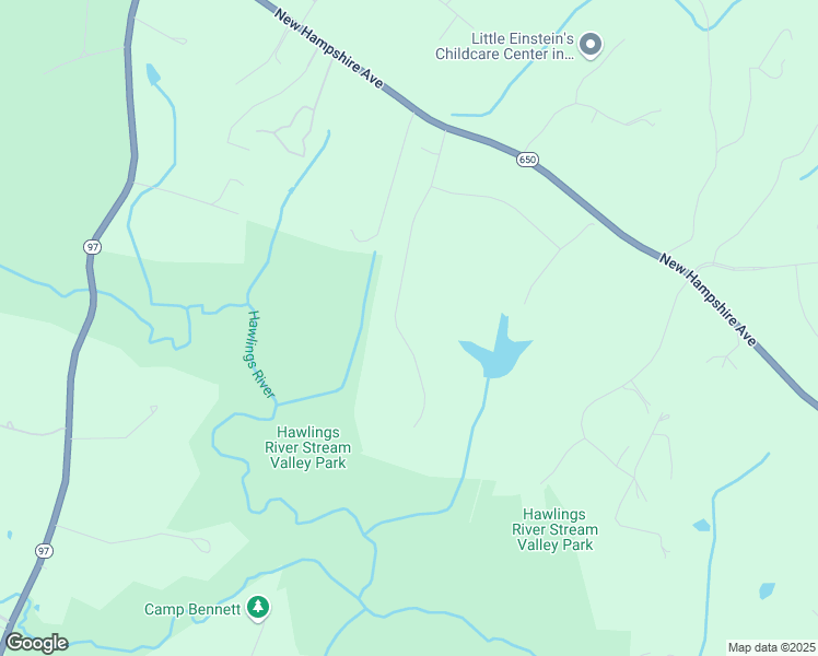 map of restaurants, bars, coffee shops, grocery stores, and more near 21333 Ridgecroft Drive in Brookeville