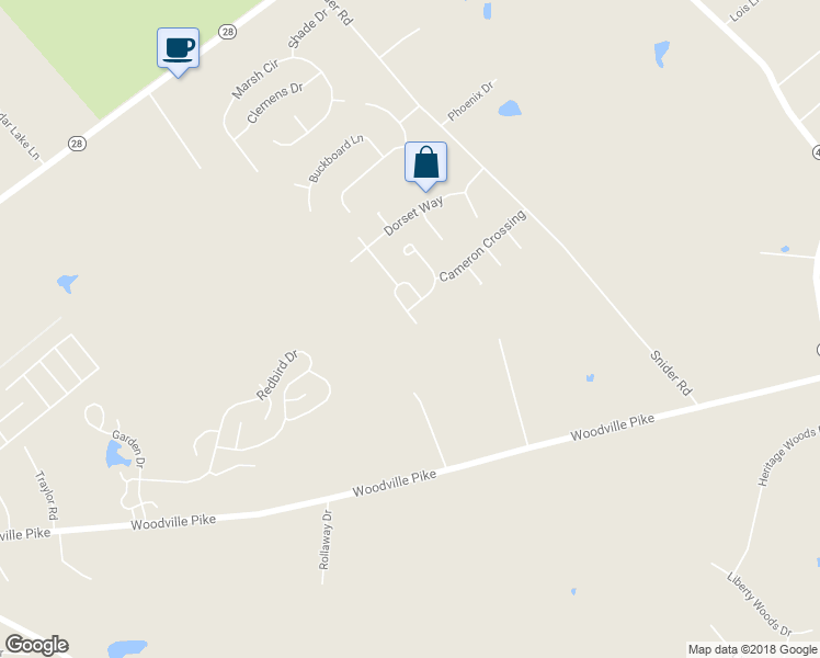 map of restaurants, bars, coffee shops, grocery stores, and more near 3052 Abby Way in Loveland