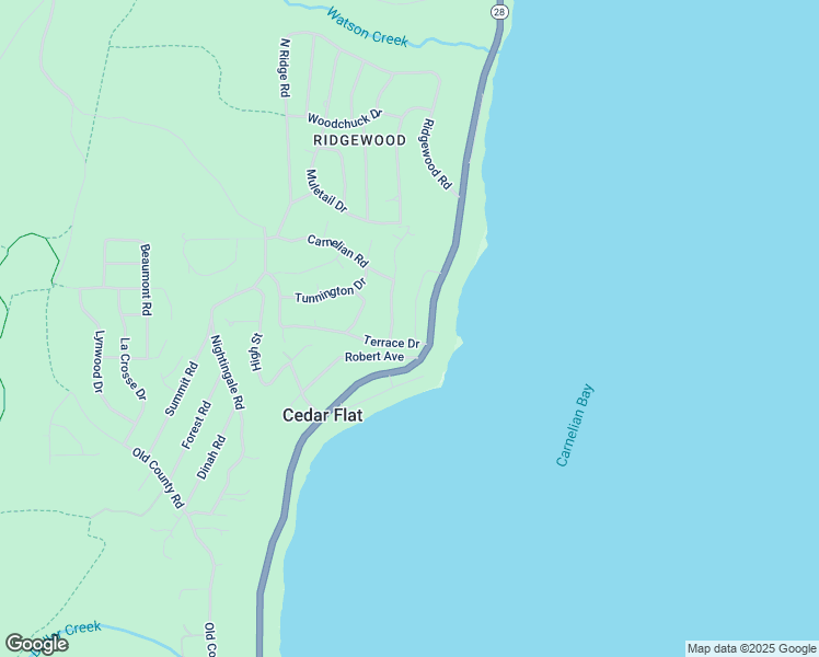 map of restaurants, bars, coffee shops, grocery stores, and more near 4261 North Lake Boulevard in Carnelian Bay