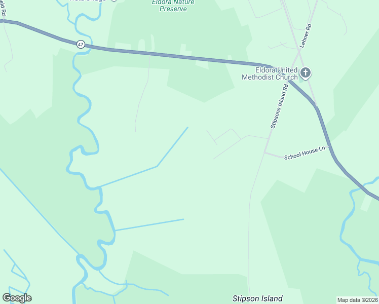 map of restaurants, bars, coffee shops, grocery stores, and more near 162 Powell Road in Woodbine